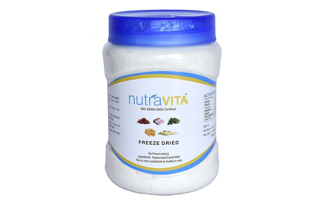 Nutravita Freeze Dried Camel Milk Powder   Jar  200 grams
